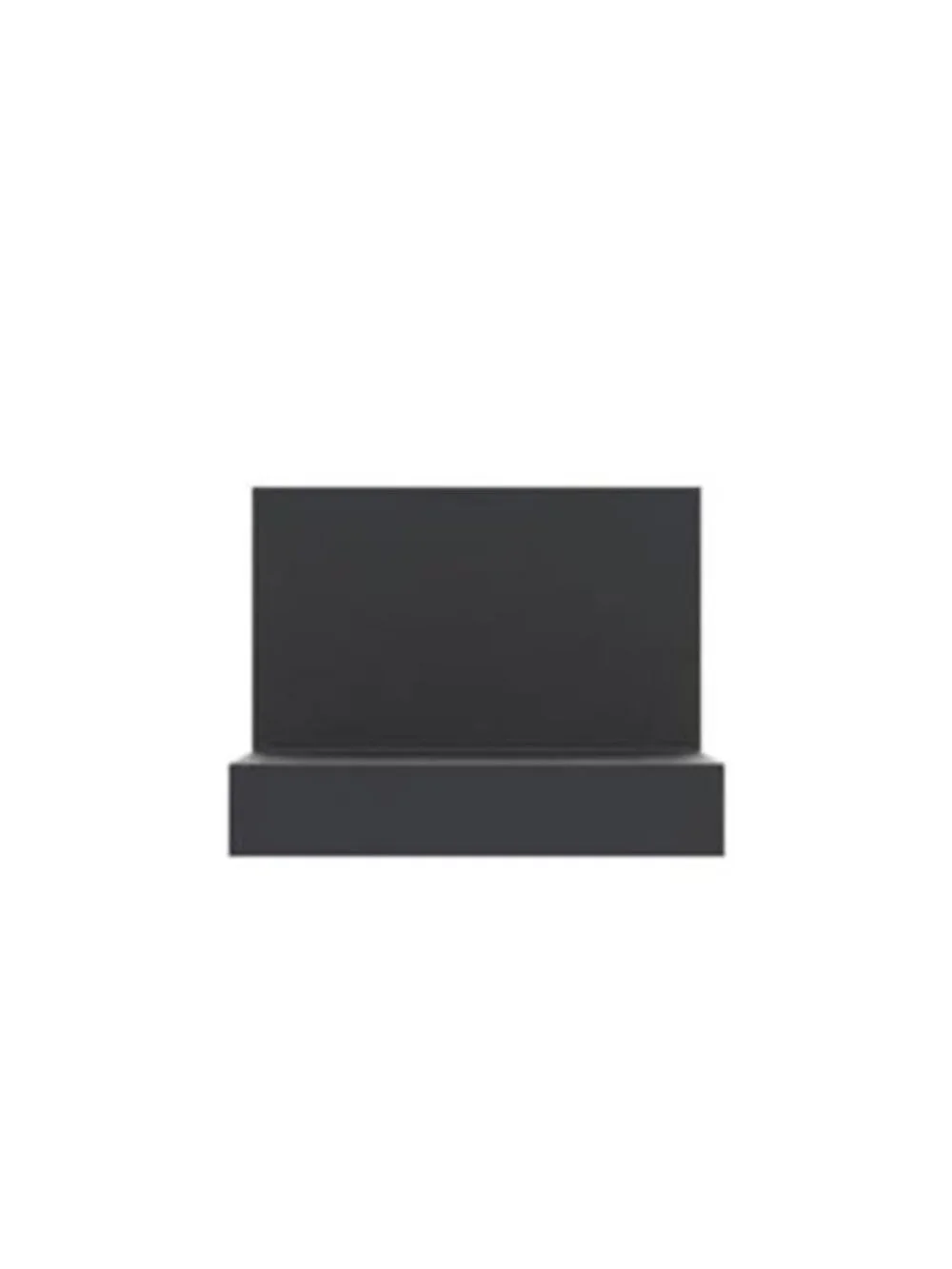 New 7-Pack Small Floating Shelves for Wall by RicherHouse, Plastic Black Shelf